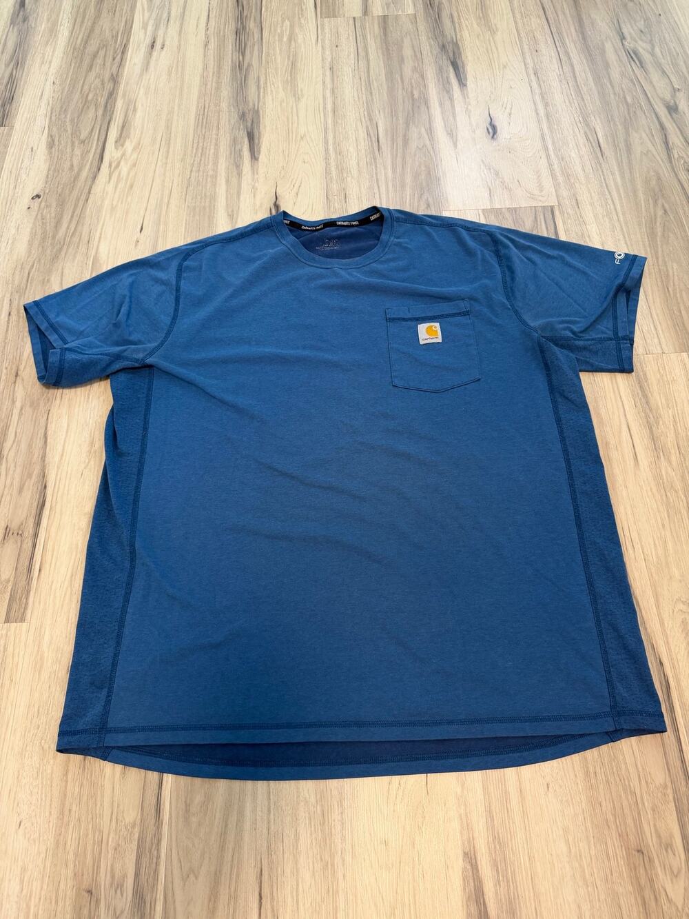 Carhartt Force Relaxed Short Sleeve T-Shirt Size XL Light Huron Heather